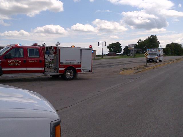 MVC on Hwy 20 at the IOCO Truck Stop 06.28.2013